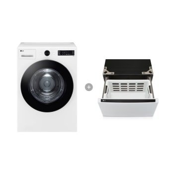 LG 트롬 오브제컬렉션 건조기 + 키높이 수납함 18kg 