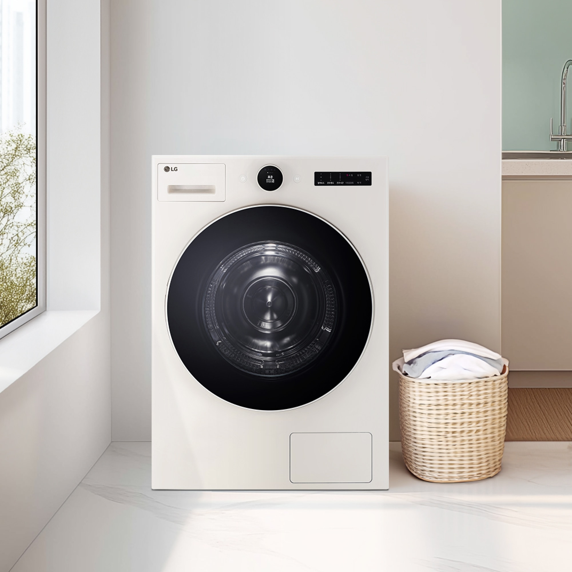 의류건조기 LG 트롬 AI 오브제컬렉션 건조기 (RD25ESE.AKOR) 줌이미지 1