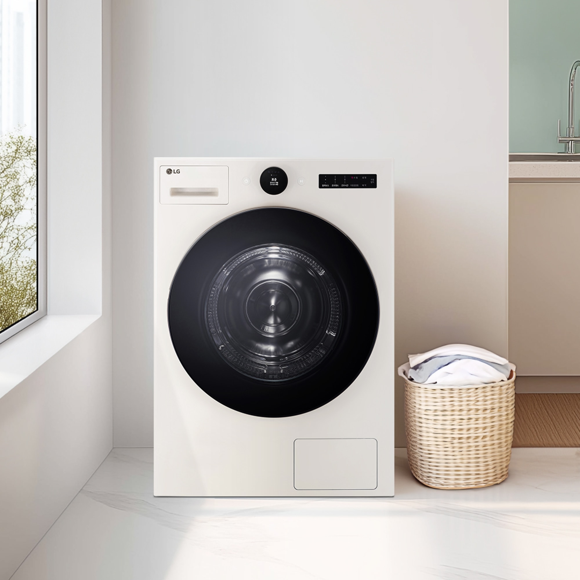 의류건조기 LG 트롬 AI 오브제컬렉션 건조기 (RD25ES.AKOR) 줌이미지 1