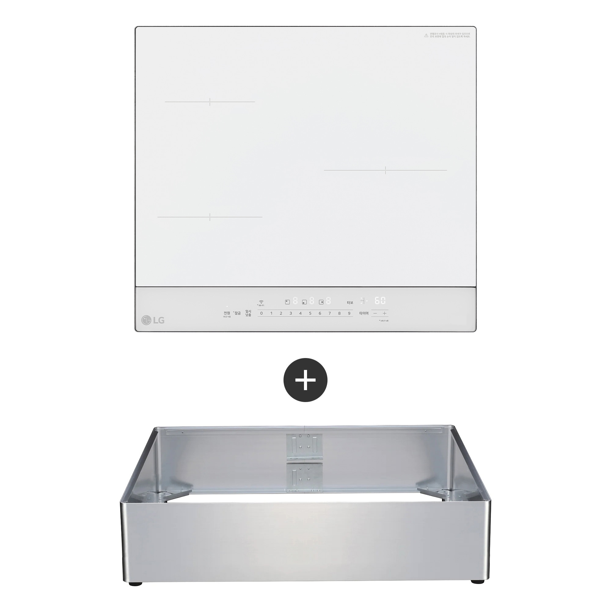 전기레인지 LG 디오스 오브제컬렉션 인덕션 프리스탠딩(15cm 케이스) (BEI3WWQTOA.AKOR) 줌이미지 0