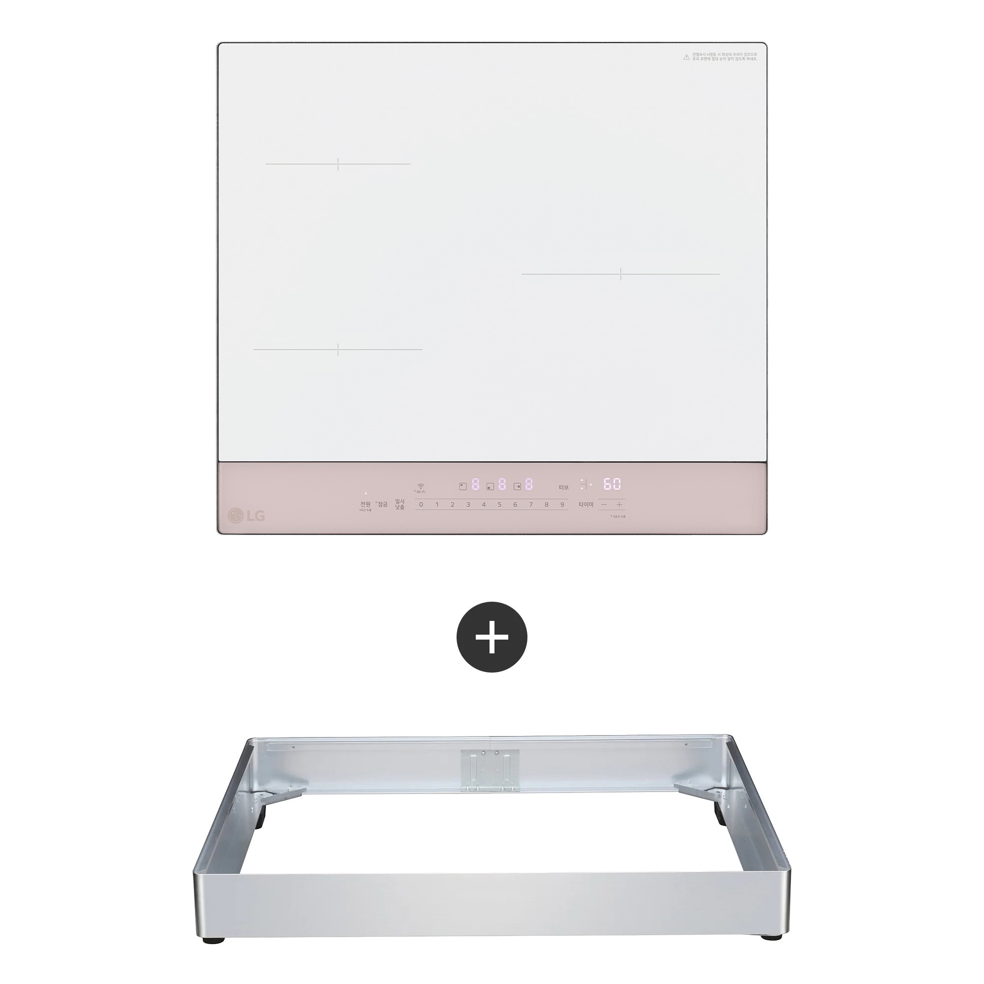 전기레인지 LG 디오스 오브제컬렉션 인덕션 프리스탠딩(8.5cm 케이스) (BEI3WPQTOC.AKOR) 줌이미지 1