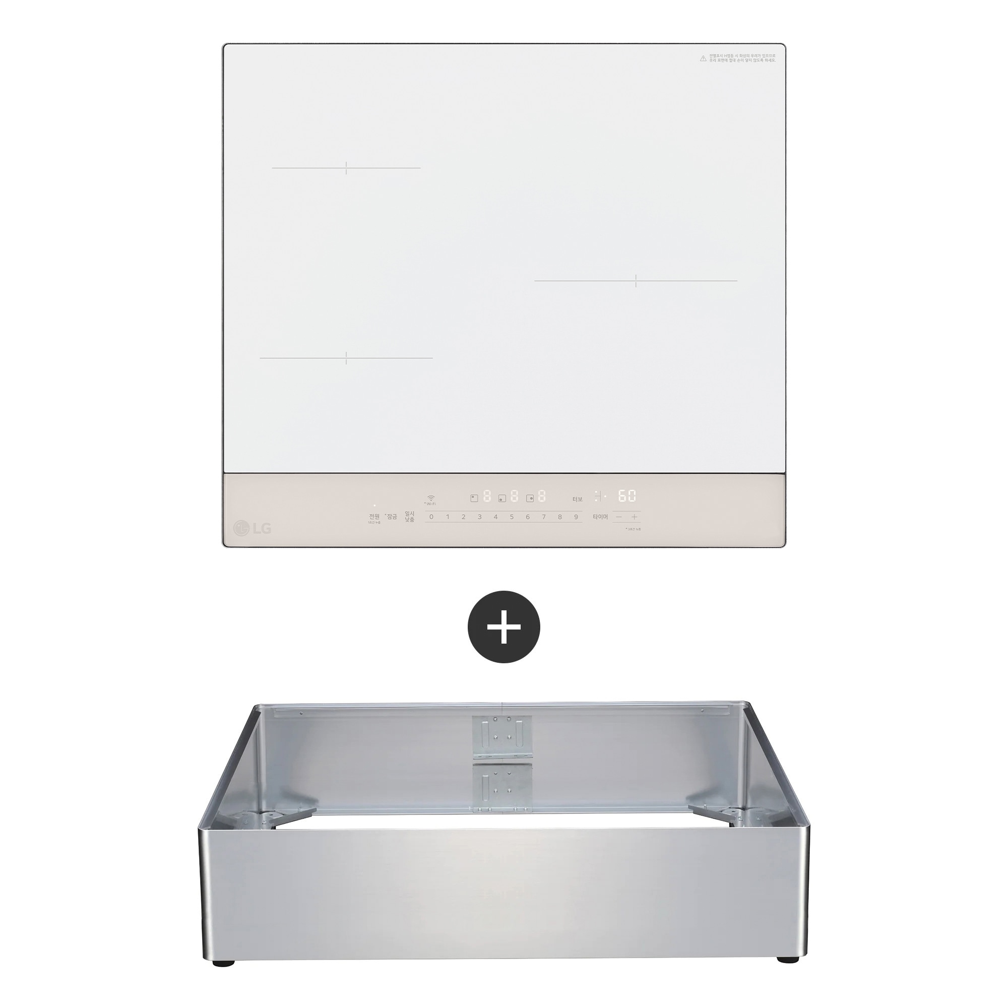 전기레인지 LG 디오스 오브제컬렉션 인덕션 프리스탠딩(15cm 케이스) (BEI3WBQTOA.AKOR) 줌이미지 1