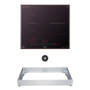 전기레인지 LG 디오스  인덕션 프리스탠딩 (와이드존, 8.5cm 케이스) (BEF3MQ1C.AKOR) 썸네일이미지 1