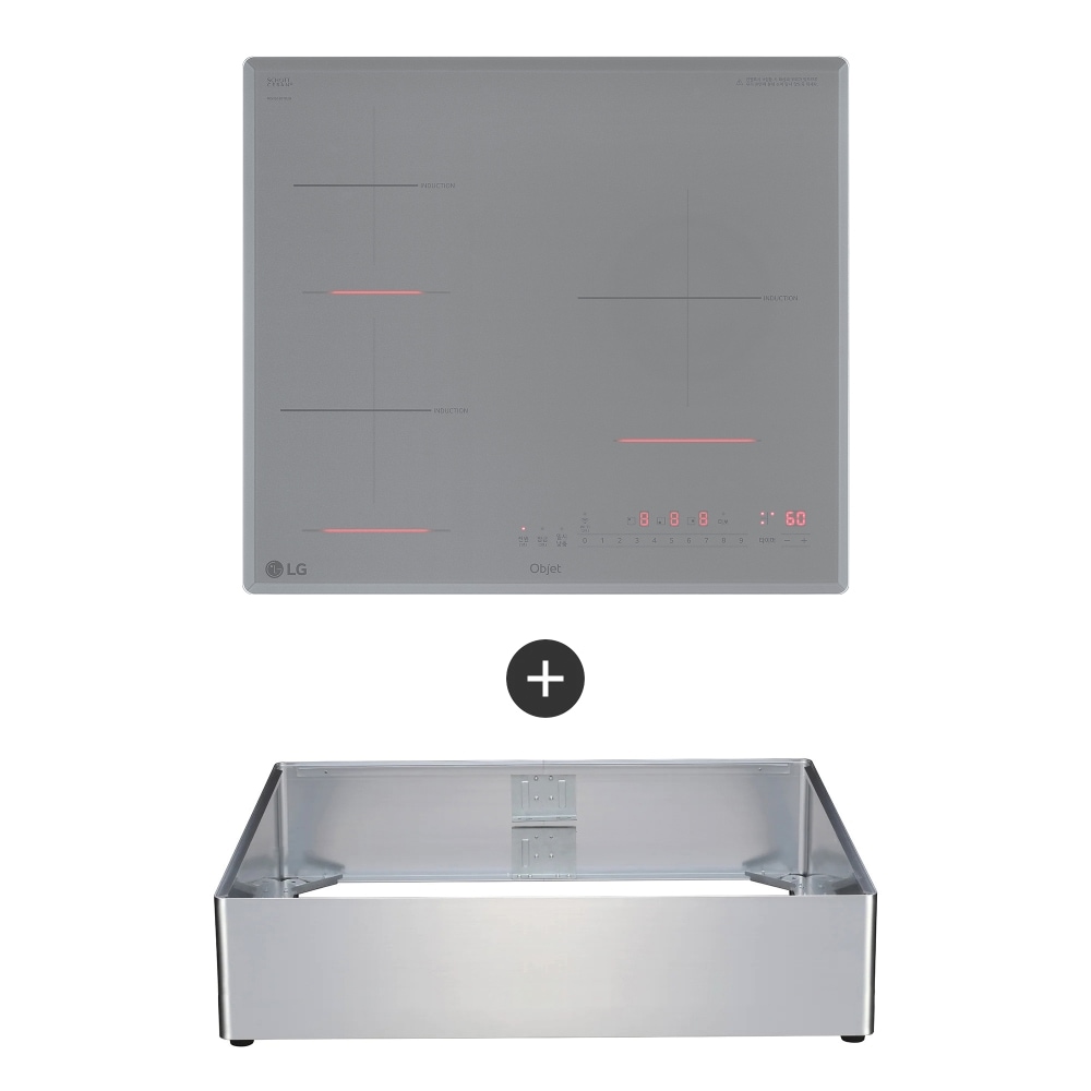 전기레인지 LG 디오스 오브제컬렉션 인덕션 프리스탠딩 (15cm 케이스) (BEI3CSQA.AKOR) 메인이미지 0