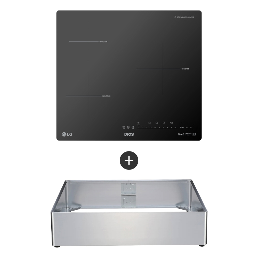 전기레인지 LG 디오스 인덕션 빌트인 (15cm 케이스) (BEI3GQKA.AKOR) 메인이미지 0