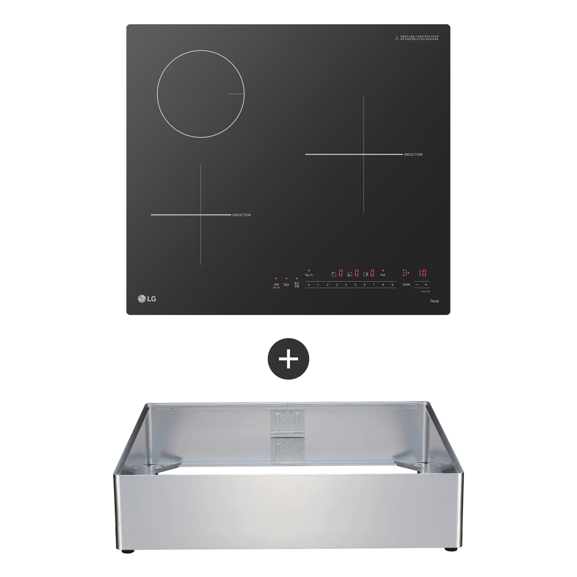 전기레인지 LG 디오스 하이브리드 프리스탠딩 (15cm 케이스) (BEY3SRBLA.AKOR) 줌이미지 0