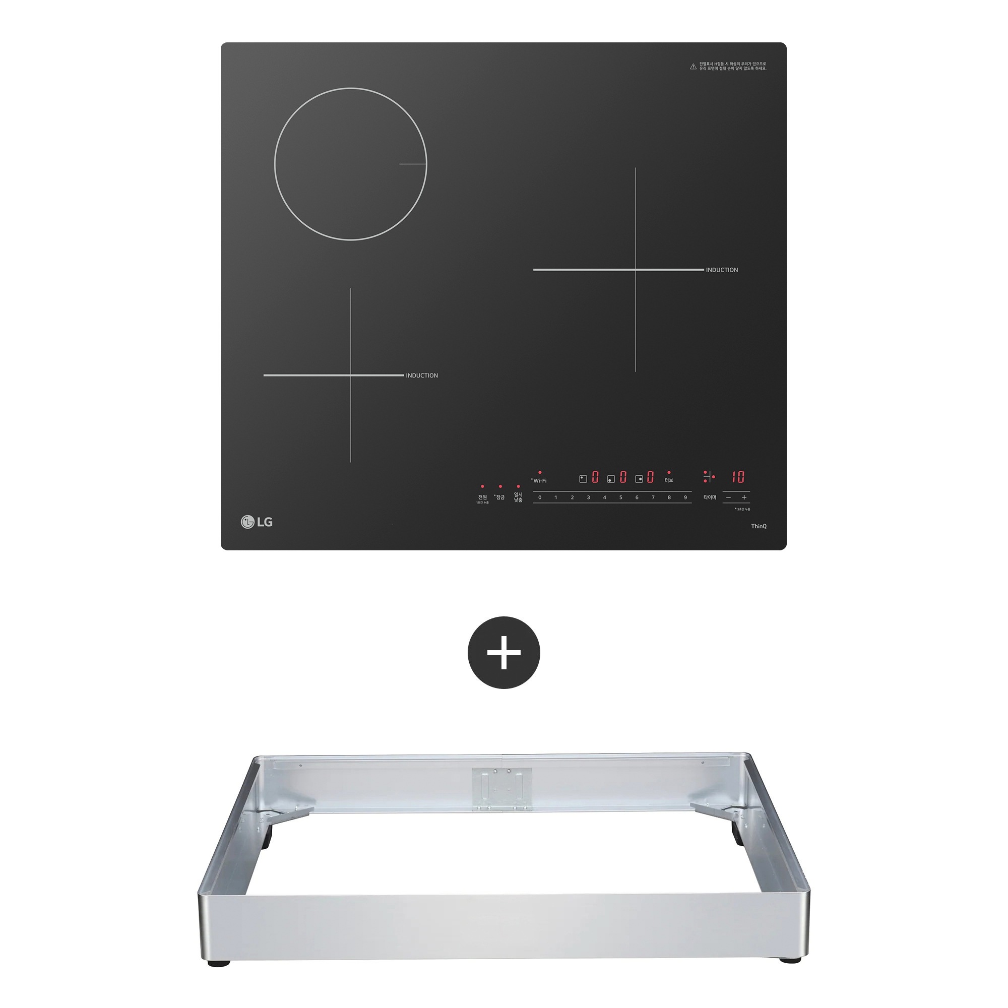 전기레인지 LG 디오스 하이브리드 프리스탠딩 (8.5cm 케이스) (BEY3SRBLC.AKOR) 줌이미지 0