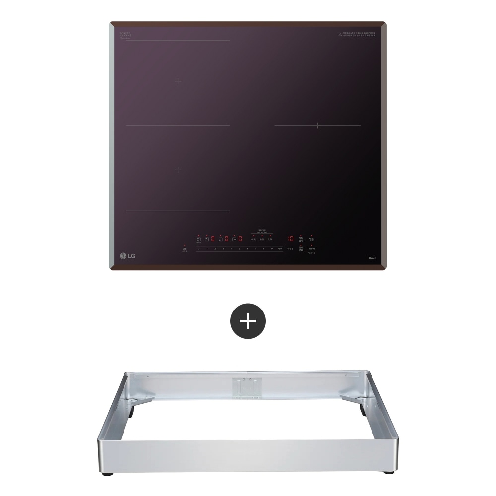 전기레인지 LG 디오스 인덕션 프리스탠딩 (8.5cm 케이스) (BEF3AMB4C.AKOR) 메인이미지 0