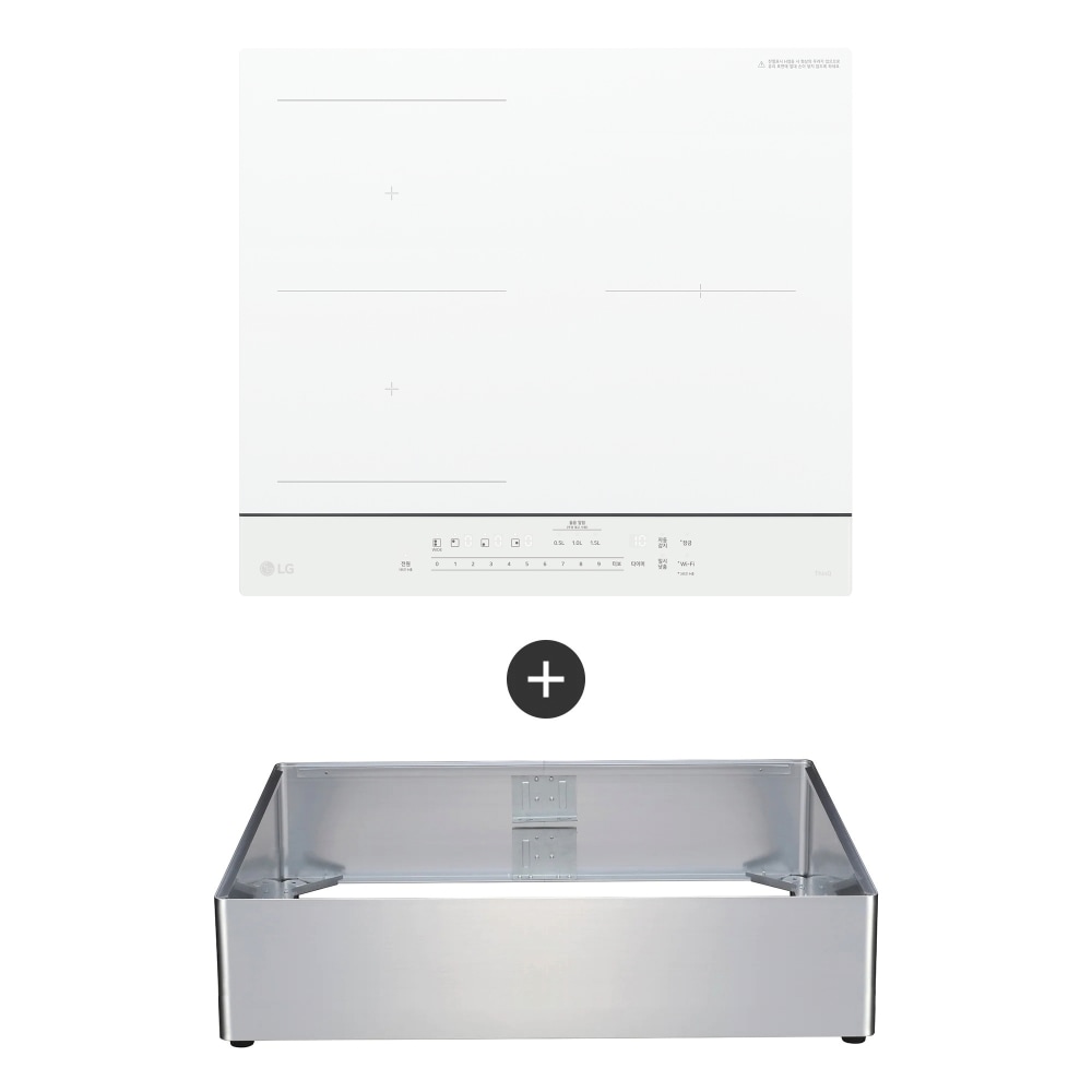 전기레인지 LG 디오스 오브제컬렉션 인덕션 프리스탠딩 (15cm 케이스) (BEF3ANHLA.AKOR) 메인이미지 0