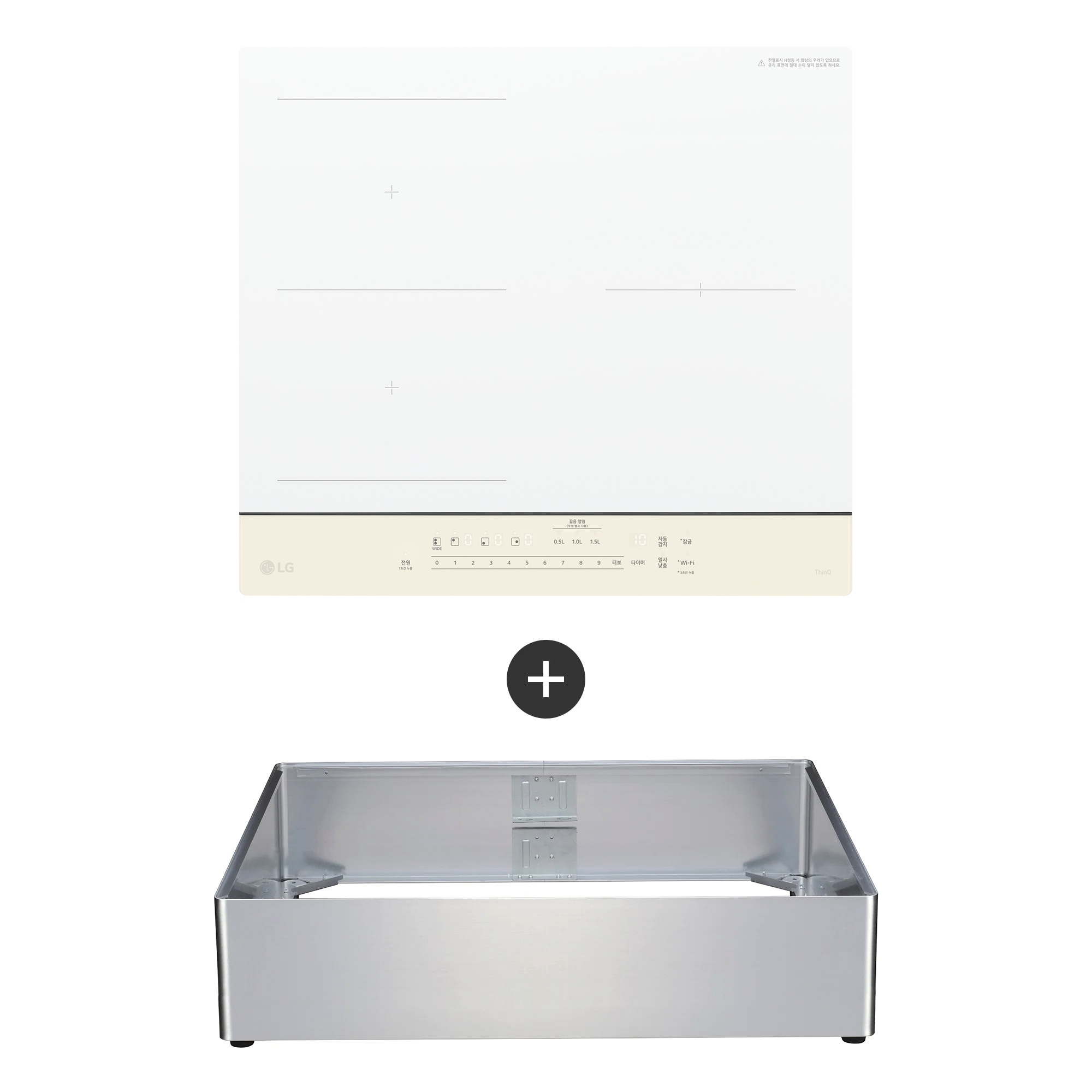 전기레인지 LG 디오스 오브제컬렉션 인덕션 프리스탠딩 (15cm 케이스) (BEF3ANBLA.AKOR1) 줌이미지 1
