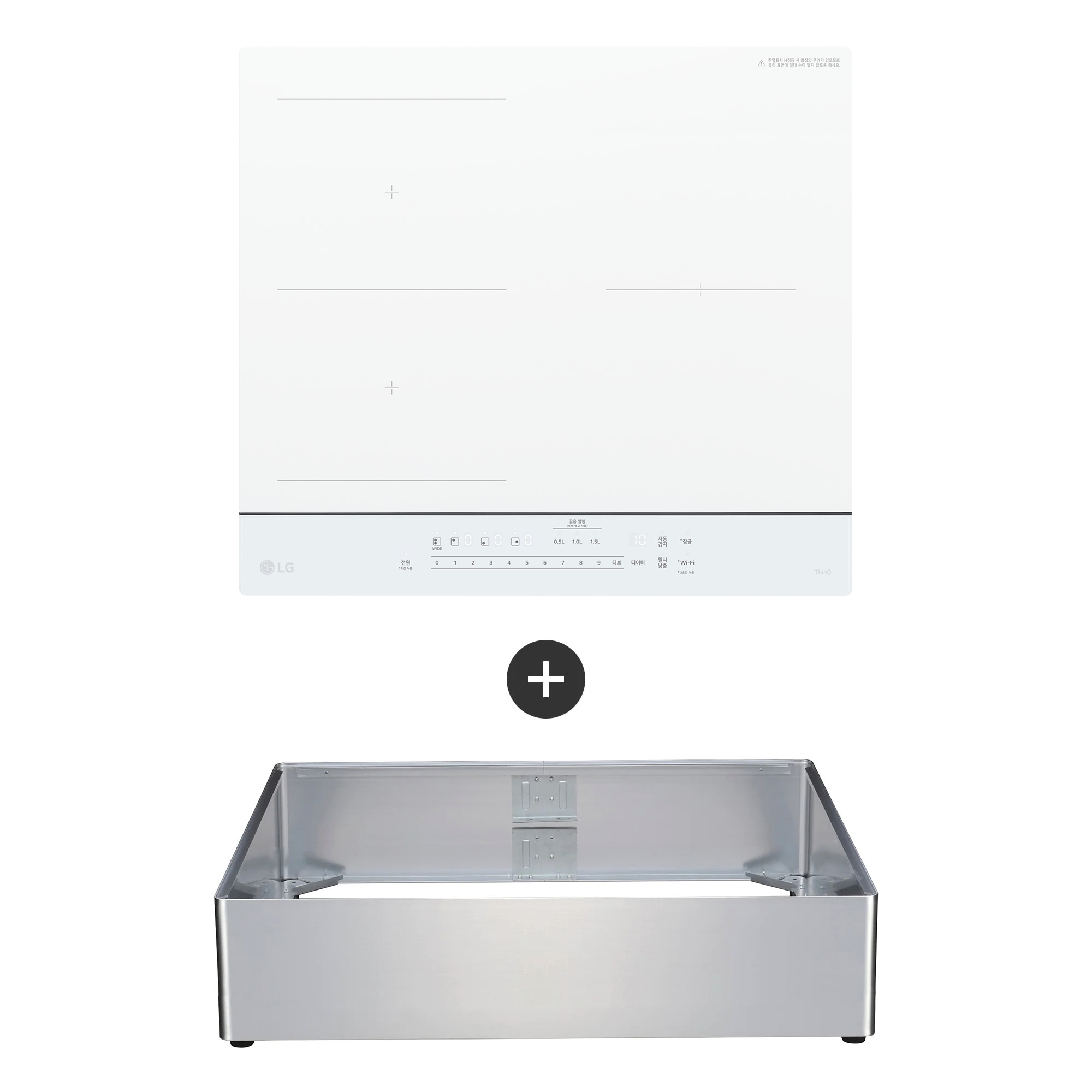 전기레인지 LG 디오스 오브제컬렉션 인덕션 프리스탠딩 (15cm 케이스) (BEF3ANSLA.AKOR1) 줌이미지 1