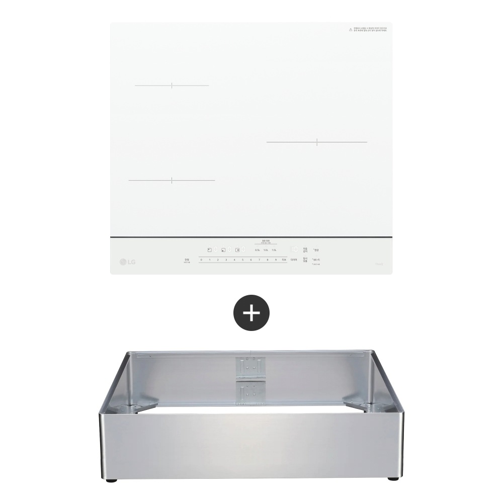전기레인지 LG 디오스 오브제컬렉션 인덕션 프리스탠딩 (15cm 케이스) (BEI3ANHLA.AKOR1) 메인이미지 0