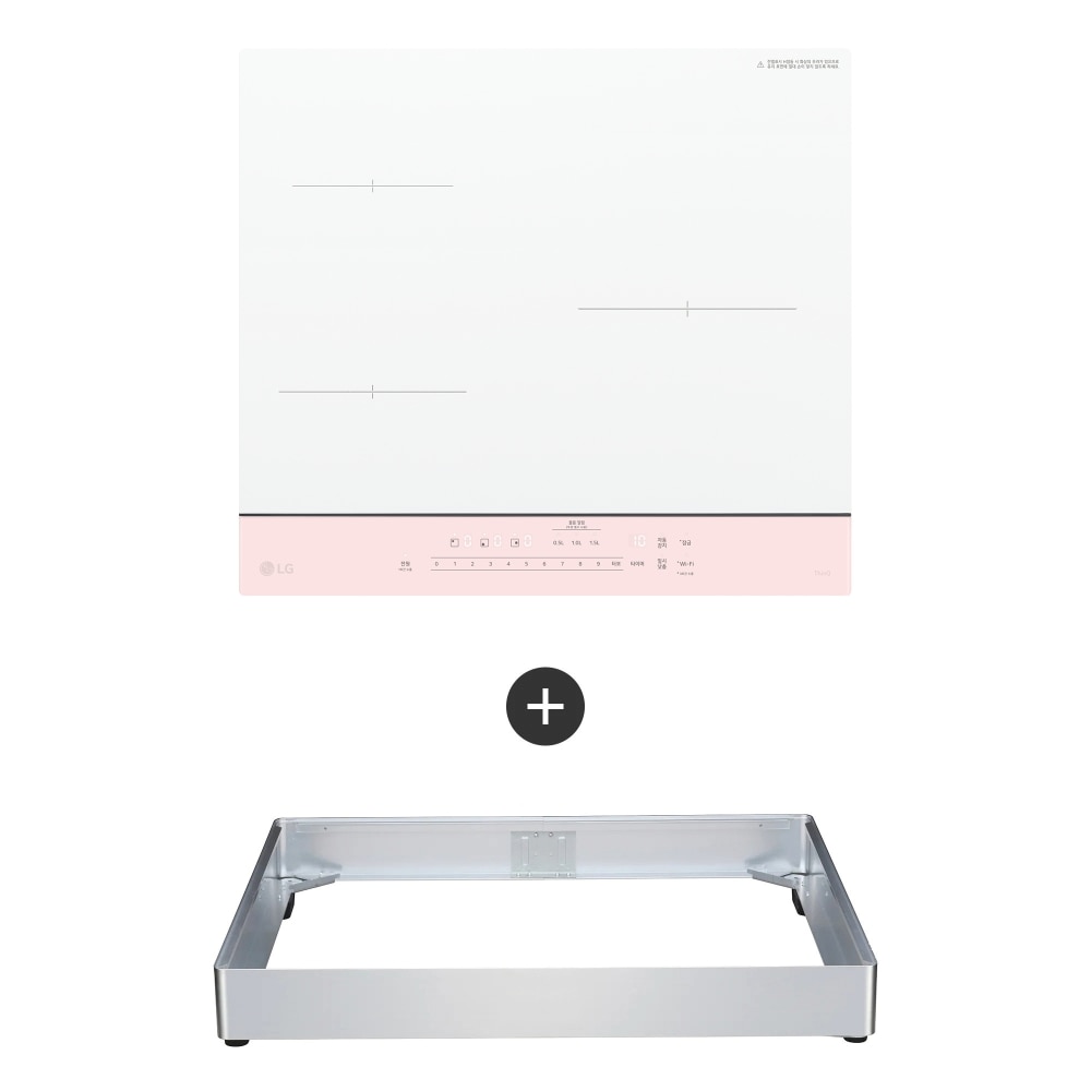 전기레인지 LG 디오스 오브제컬렉션 인덕션 프리스탠딩 (8.5cm 케이스) (BEI3ANPLC.AKOR1) 메인이미지 0