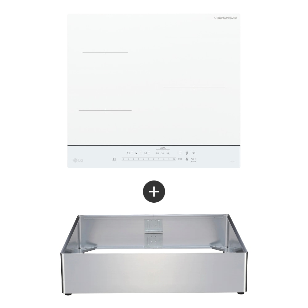 전기레인지 LG 디오스 오브제컬렉션 인덕션 프리스탠딩 (15cm 케이스) (BEI3ANSLOA.AKOR1) 메인이미지 0