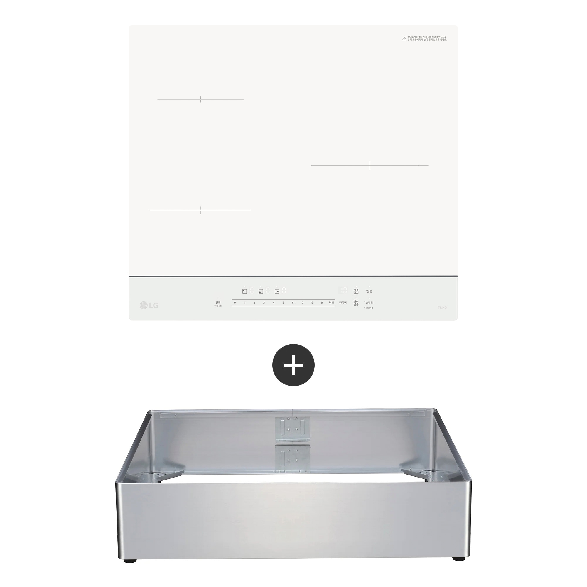 전기레인지 LG 디오스 오브제컬렉션 인덕션 프리스탠딩 (15cm 케이스) (BEI3QKHLOA.AKOR) 줌이미지 0