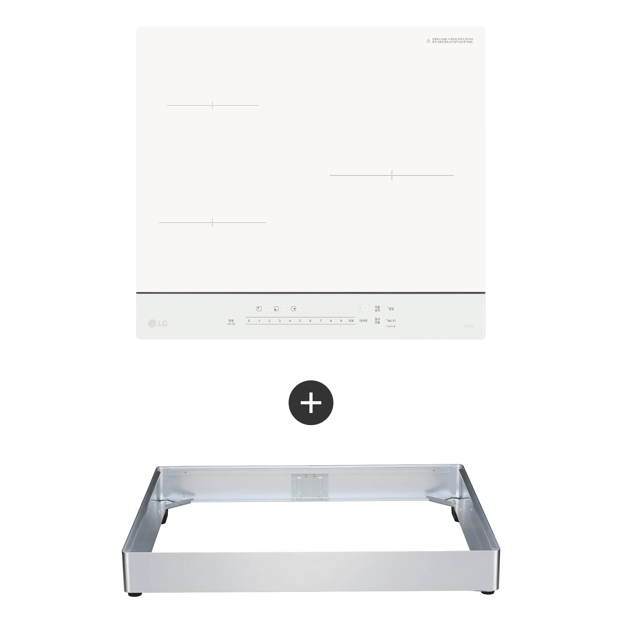전기레인지 LG 디오스 오브제컬렉션 인덕션 프리스탠딩 (8.5cm 케이스) (BEI3QKHLOC.AKOR) 줌이미지 0