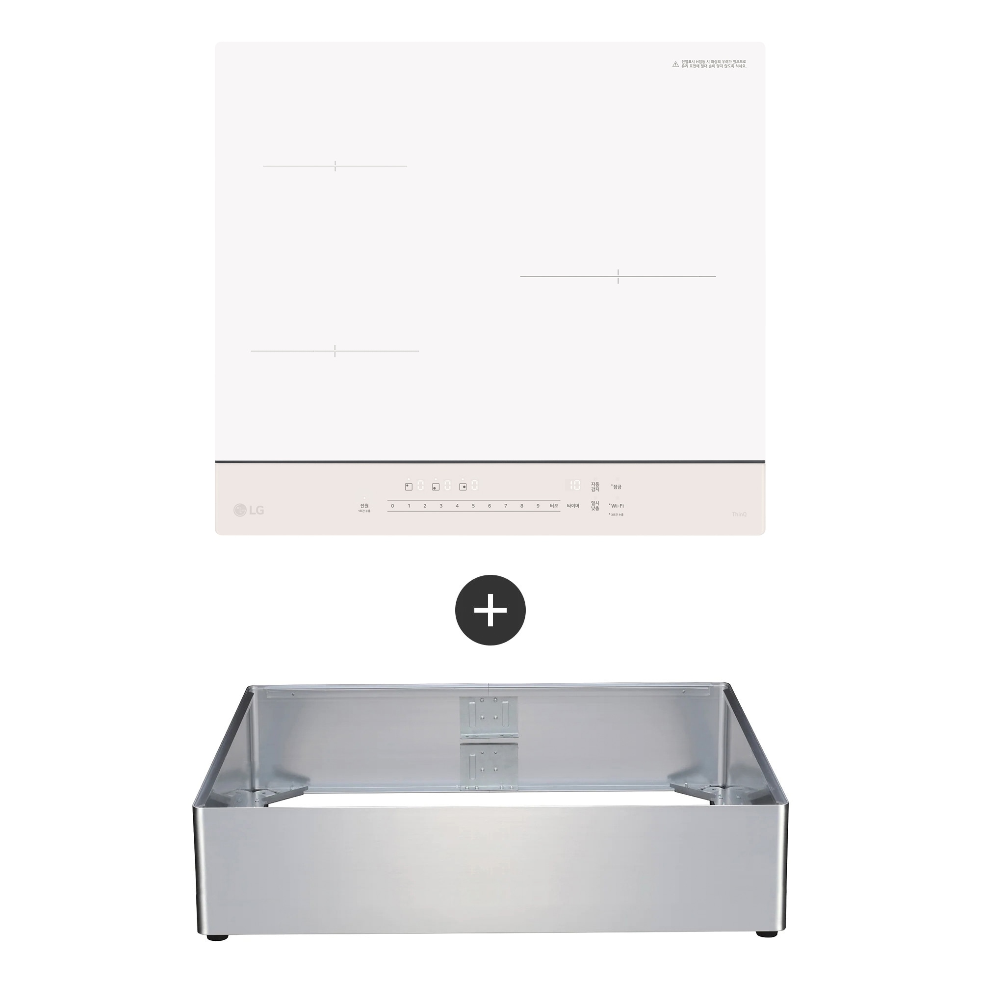 전기레인지 LG 디오스 오브제컬렉션 인덕션 프리스탠딩 (15cm 케이스) (BEI3QKBLOA.AKOR) 줌이미지 1