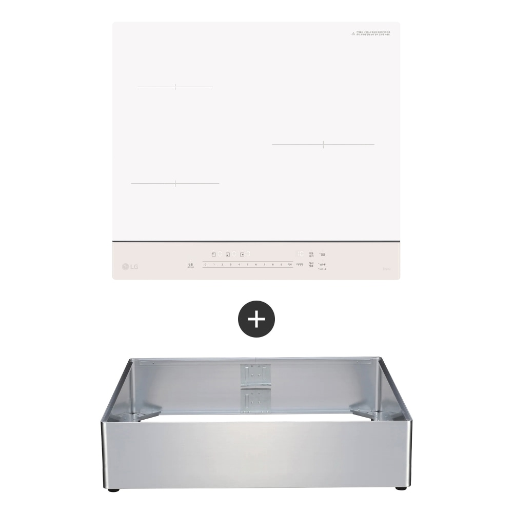 전기레인지 LG 디오스 오브제컬렉션 인덕션 프리스탠딩 (15cm 케이스) (BEI3QKBLOA.AKOR) 메인이미지 0