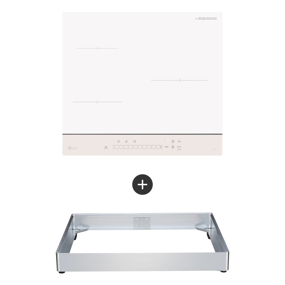 전기레인지 LG 디오스 오브제컬렉션 인덕션 프리스탠딩 (8.5cm 케이스) (BEI3QKBLOC.AKOR) 메인이미지 0