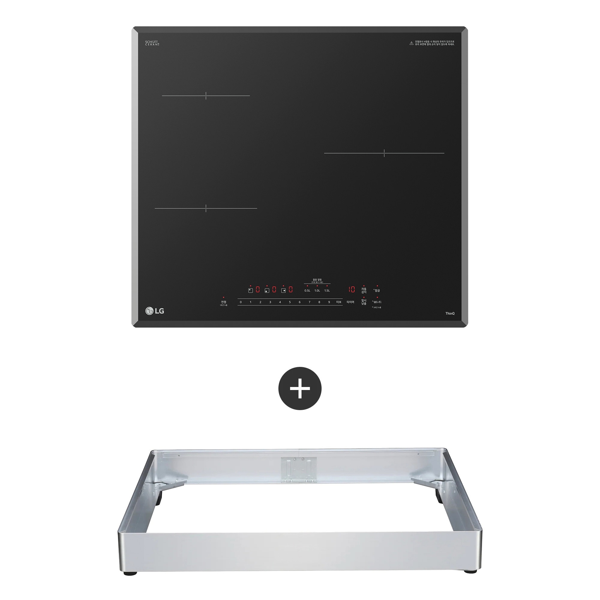 전기레인지 LG 디오스 인덕션 프리스탠딩 (8.5cm 케이스) (BEI3ASB4C.AKOR) 줌이미지 0