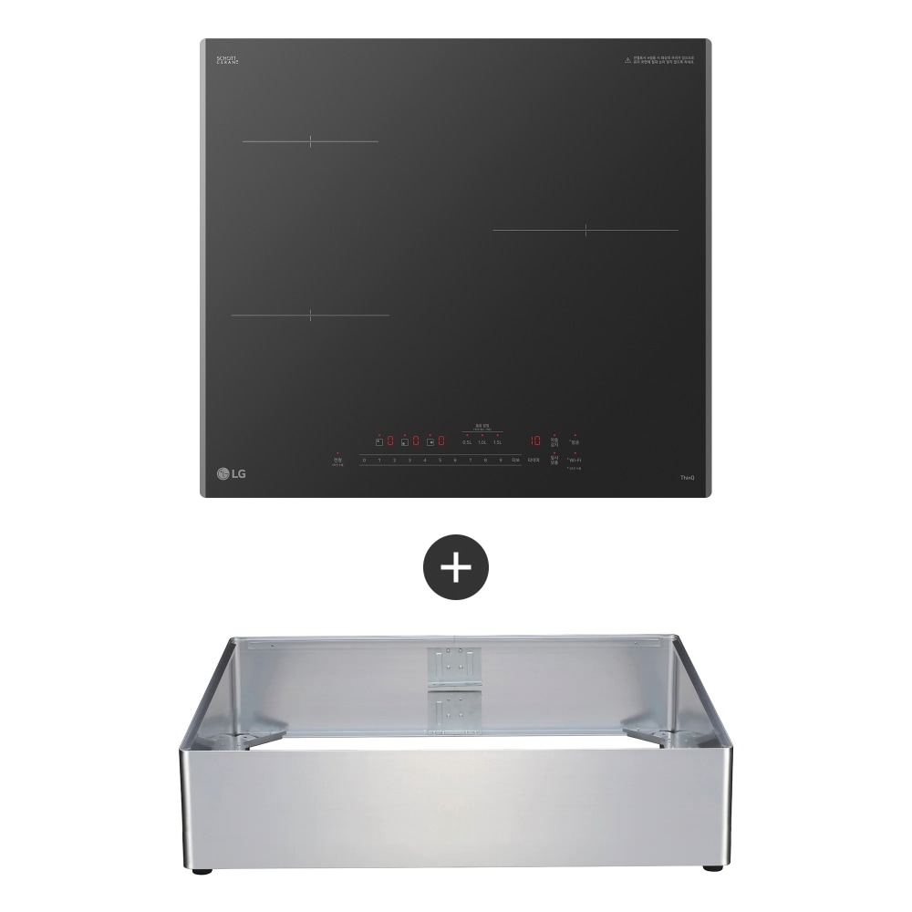 전기레인지 LG 디오스 인덕션 프리스탠딩 (15cm 케이스) (BEI3ASB2OA.AKOR) 메인이미지 0