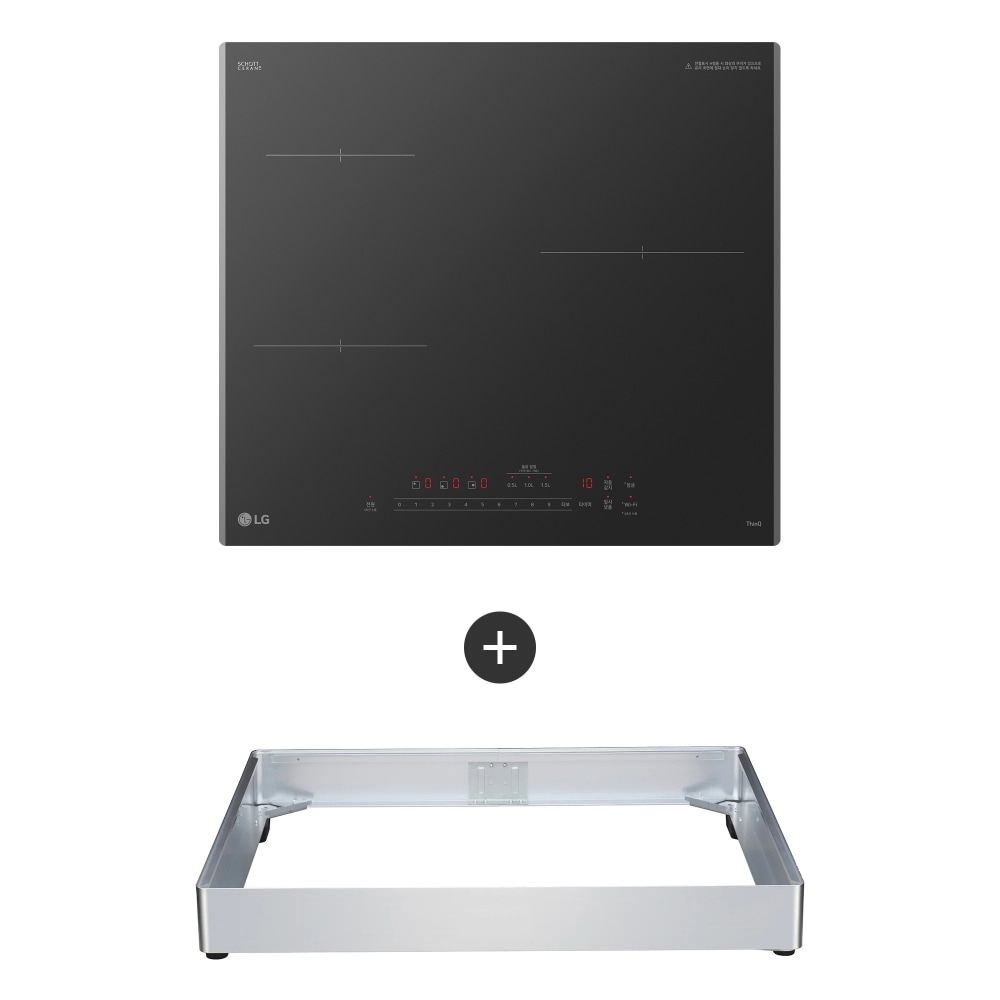 전기레인지 LG 디오스 인덕션 프리스탠딩 (8.5cm 케이스) (BEI3ASB2OC.AKOR) 메인이미지 0