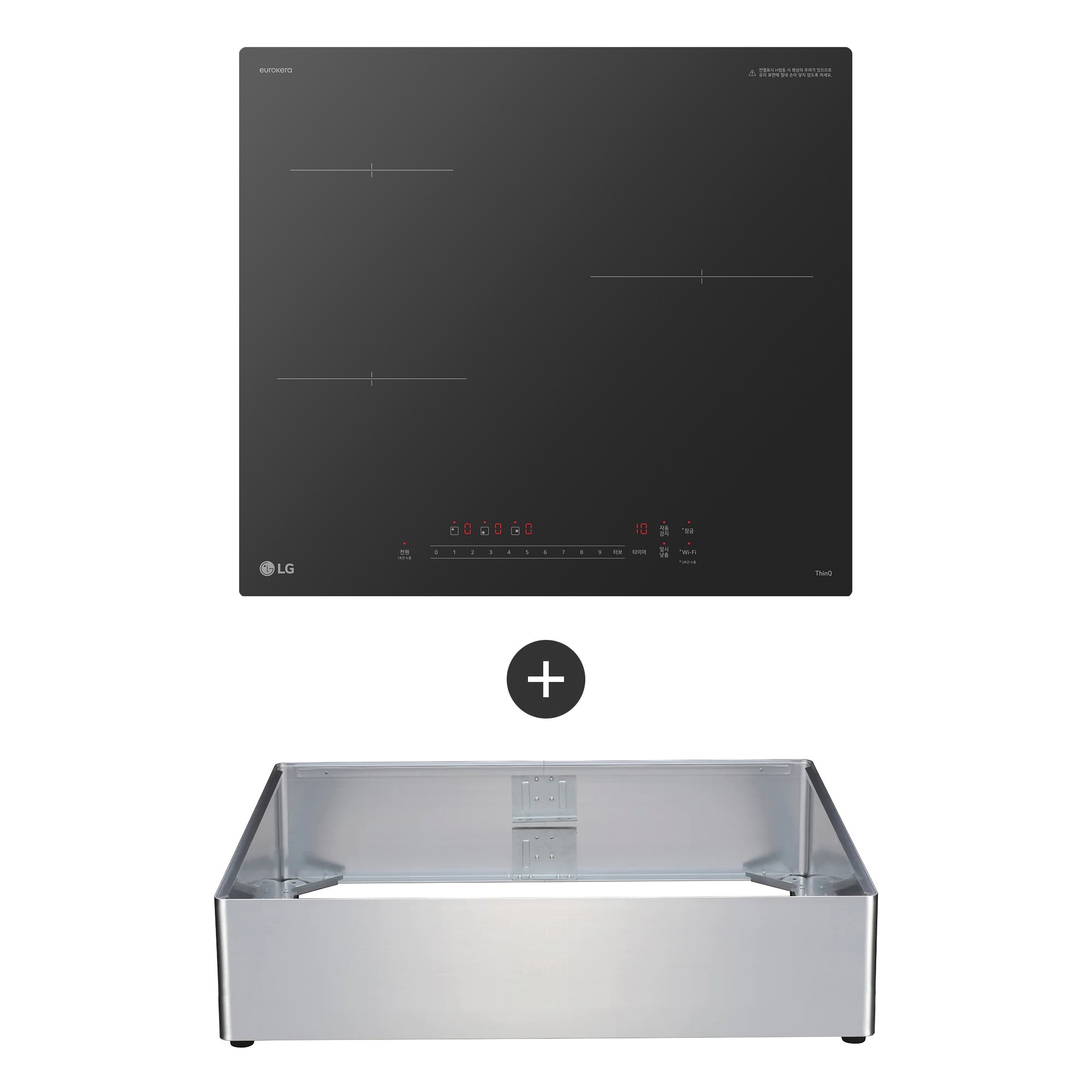 전기레인지 LG 디오스 인덕션 프리스탠딩 (15cm 케이스) (BEI3QEBLOA.AKOR) 줌이미지 1