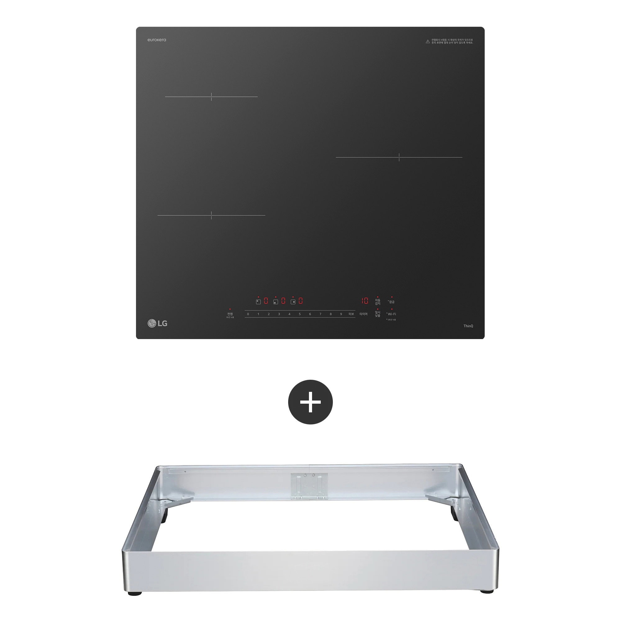 전기레인지 LG 디오스 인덕션 프리스탠딩 (8.5cm 케이스) (BEI3QEBLOC.AKOR) 줌이미지 1