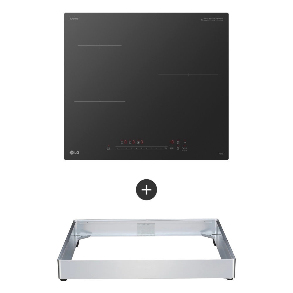 전기레인지 LG 디오스 인덕션 프리스탠딩 (8.5cm 케이스) (BEI3QEBLOC.AKOR) 메인이미지 0