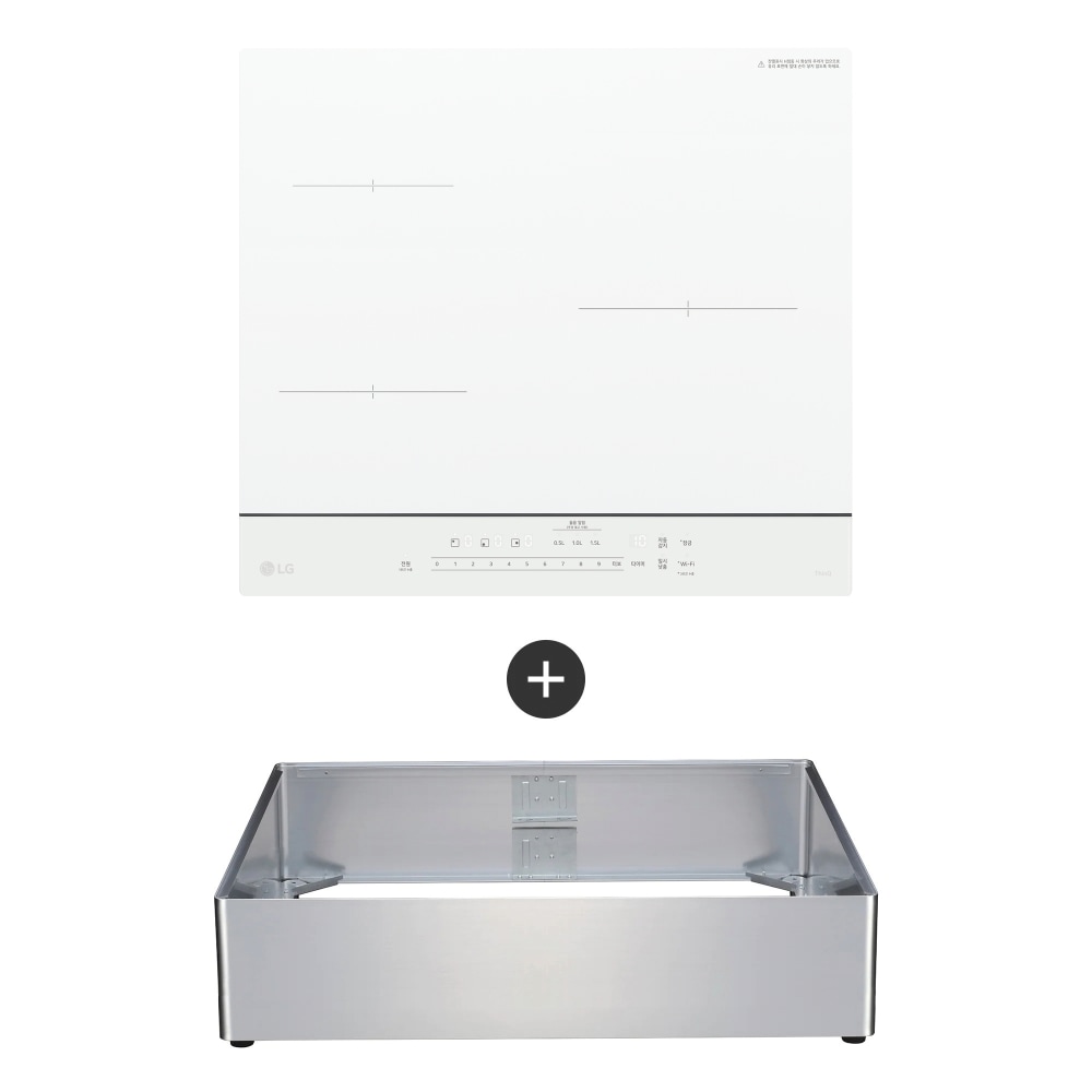 전기레인지 LG 디오스 오브제컬렉션 인덕션 프리스탠딩 (15cm 케이스) (BEI3ANHLOA.AKOR1) 메인이미지 0