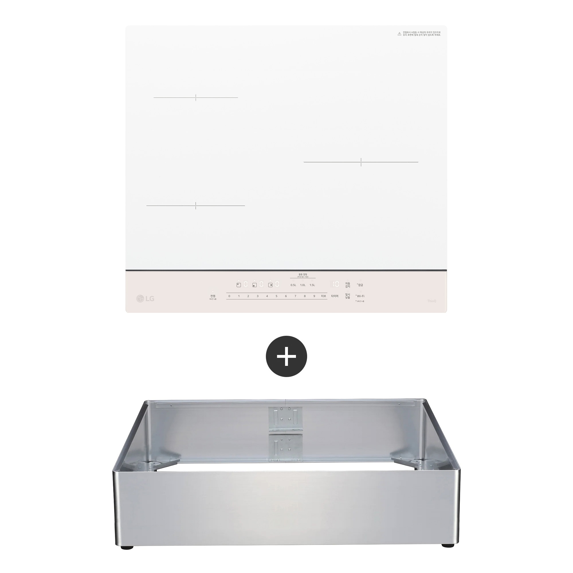 전기레인지 LG 디오스 오브제컬렉션 인덕션 프리스탠딩 (15cm 케이스) (BEI3ANBLA.AKOR1) 줌이미지 1
