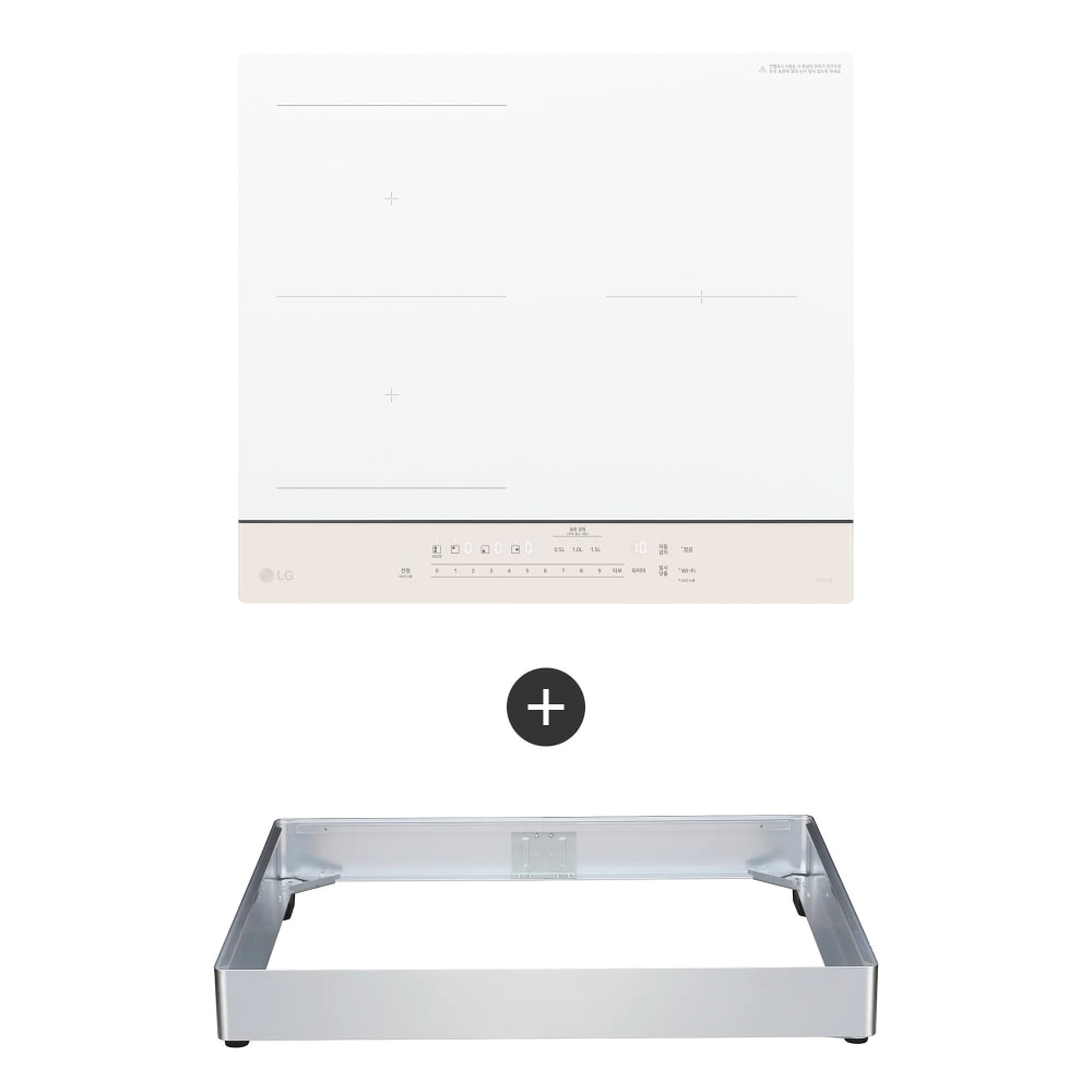 전기레인지 LG 디오스 오브제컬렉션 인덕션 프리스탠딩 (8.5cm 케이스) (BEF3ANBLC.AKOR1) 메인이미지 0