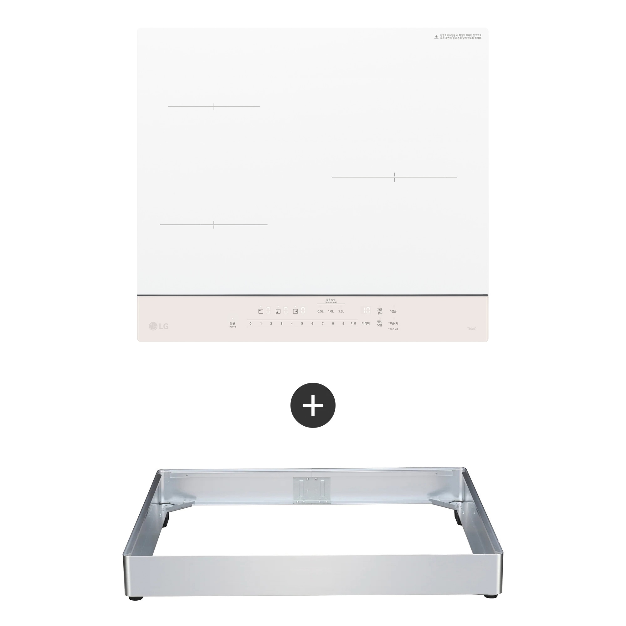 전기레인지 LG 디오스 오브제컬렉션 인덕션 프리스탠딩 (8.5cm 케이스) (BEI3ANBLOC.AKOR1) 줌이미지 1