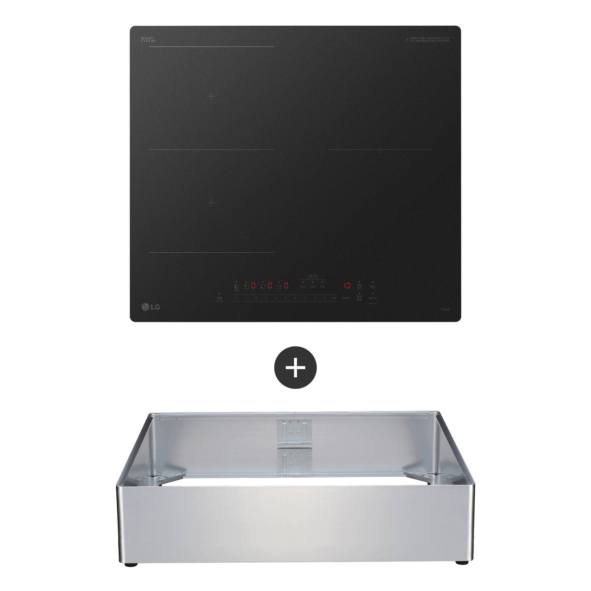 전기레인지 LG 디오스 인덕션 프리스탠딩 (15cm 케이스) (BEF3ASMLA.AKOR) 줌이미지 1