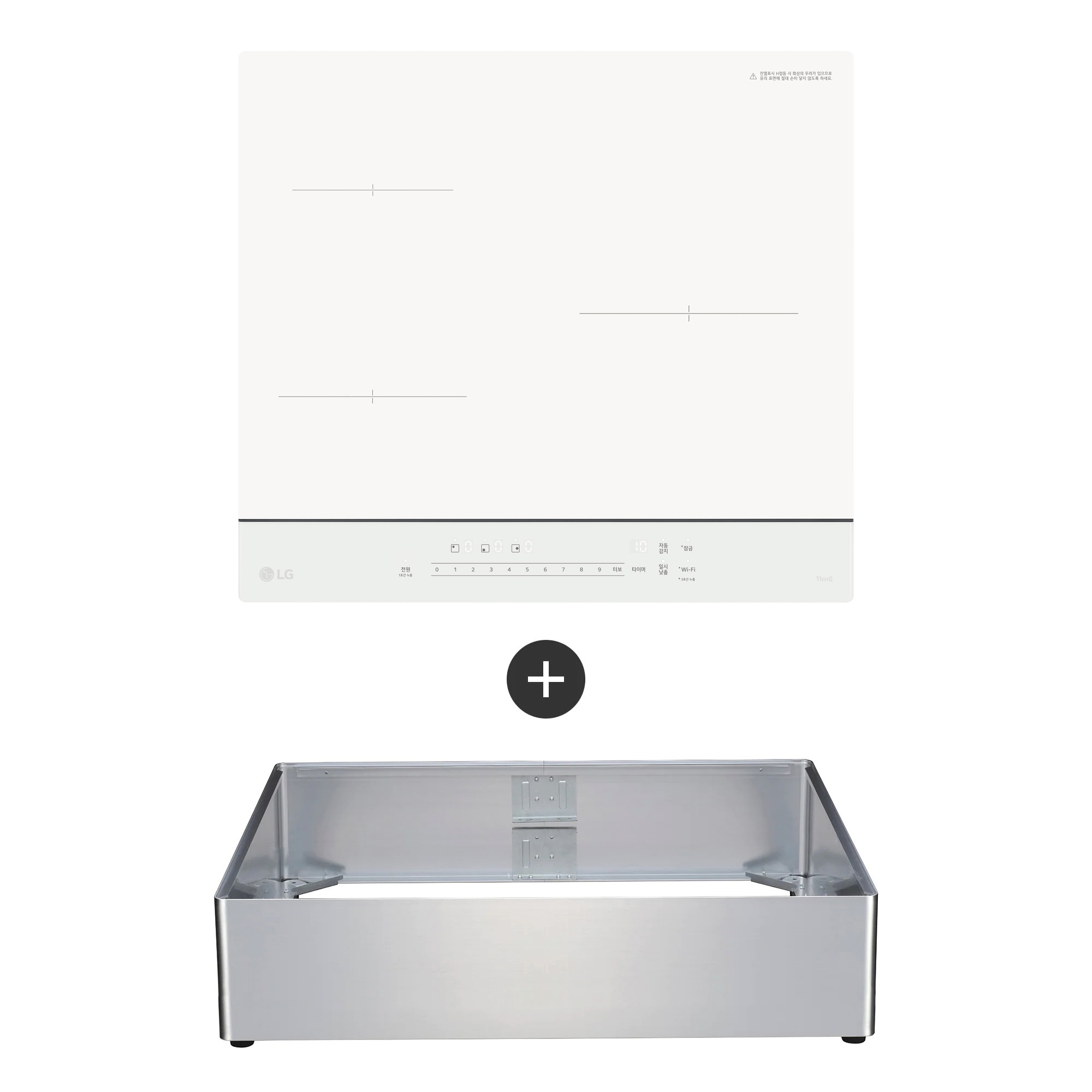 전기레인지 LG 디오스 오브제컬렉션 인덕션 프리스탠딩 (15cm 케이스) (BEI3QKHLOEA.AKOR) 줌이미지 1