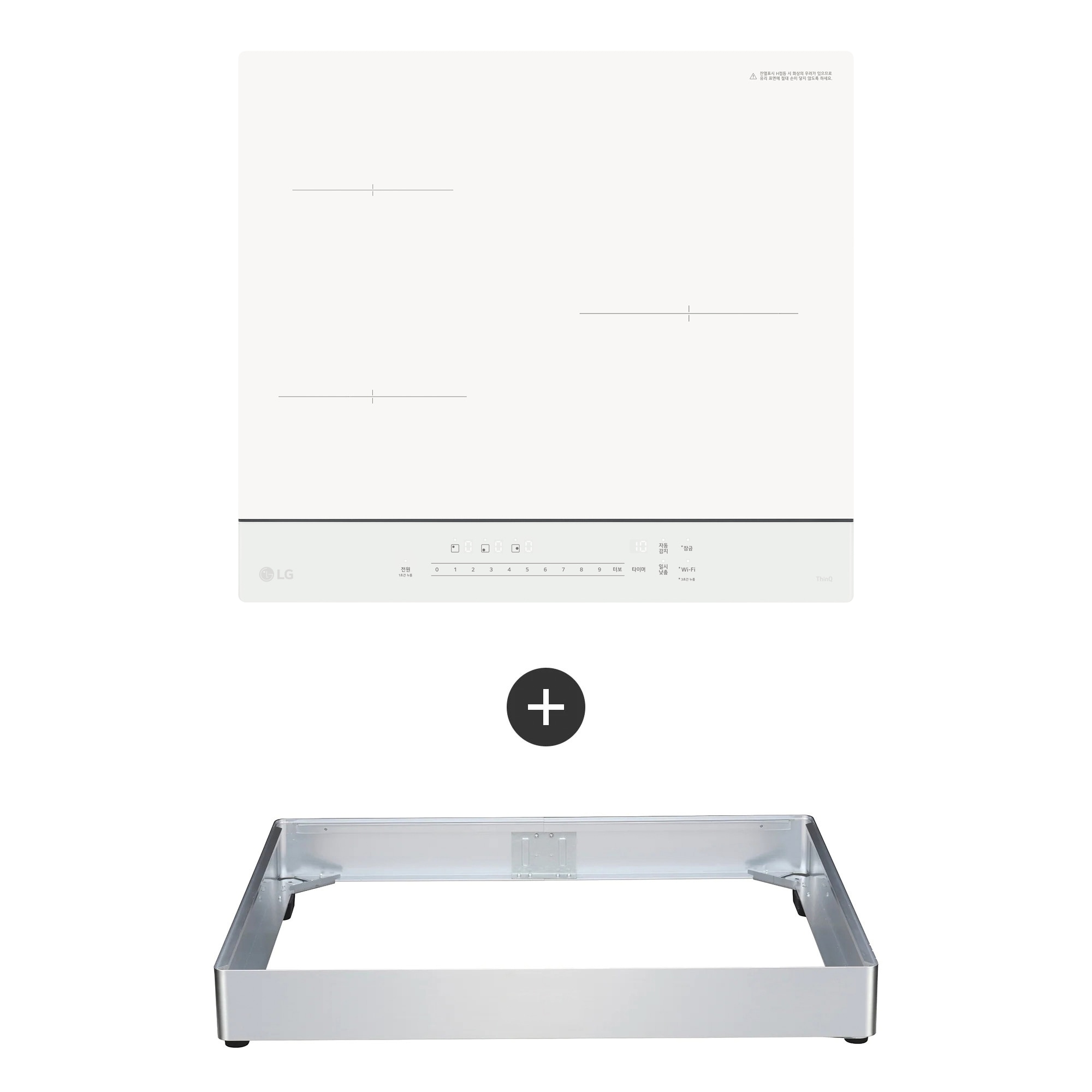 전기레인지 LG 디오스 오브제컬렉션 인덕션 프리스탠딩 (8.5cm 케이스) (BEI3QKHLOEC.AKOR) 줌이미지 1