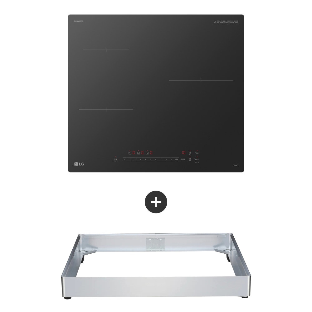 전기레인지 LG 디오스 인덕션 프리스탠딩 (8.5cm 케이스) (BEI3QEBLOEC.AKOR) 메인이미지 0