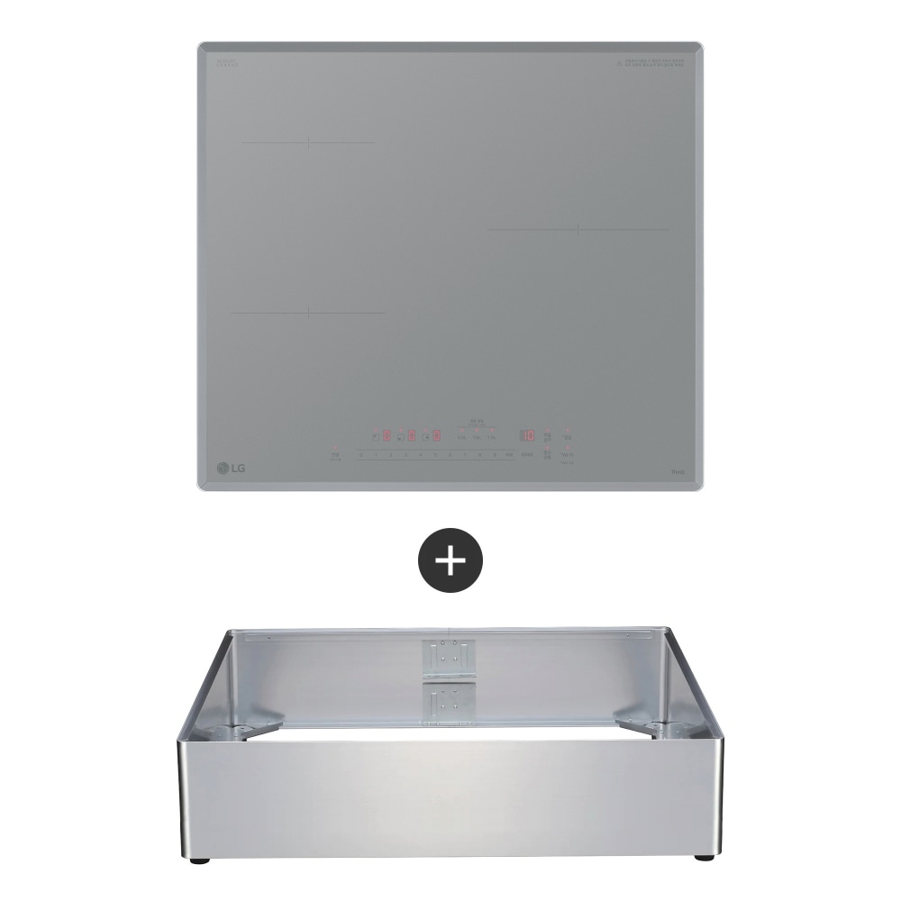 전기레인지 LG 디오스 인덕션 프리스탠딩 (15cm 케이스) (BEI3ASS4EA.AKOR) 메인이미지 0