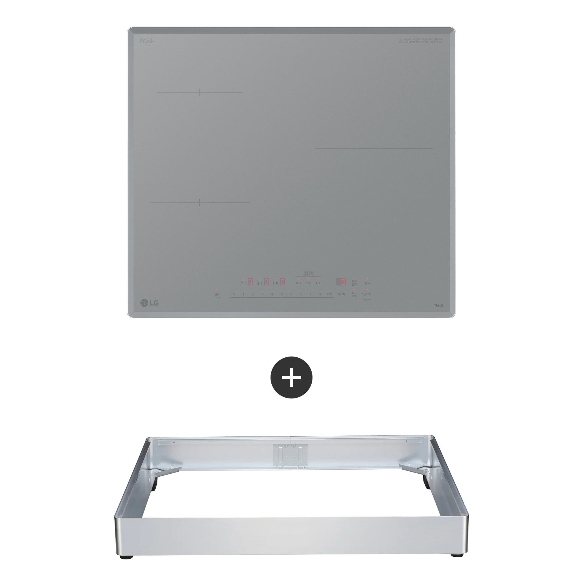 전기레인지 LG 디오스 인덕션 프리스탠딩 (8.5cm 케이스) (BEI3ASS4EC.AKOR) 줌이미지 1
