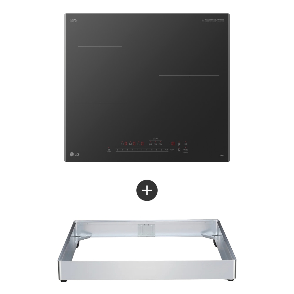 전기레인지 LG 디오스 인덕션 프리스탠딩 (8.5cm 케이스) (BEI3ASB2OEC.AKOR) 메인이미지 0