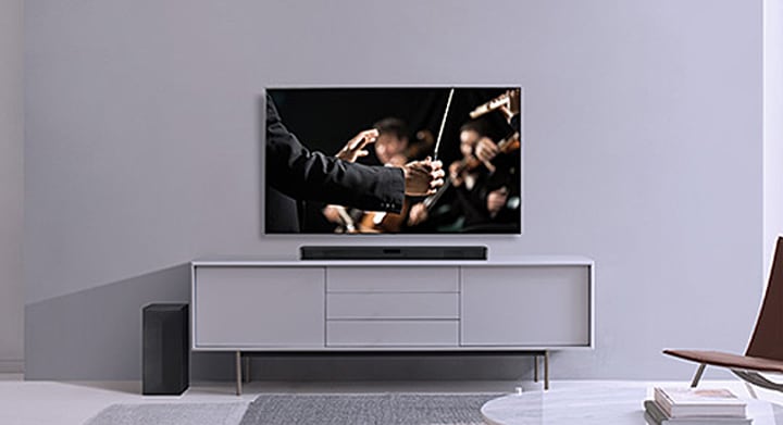 무선으로 즐기는<br>TV 사운드 싱크2