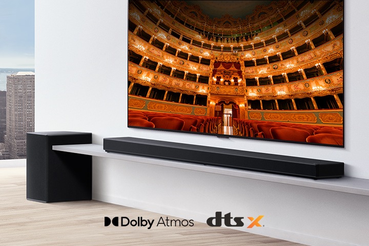 나만의 영화관을 만들어주는<br>Dolby Atmos/DTS:X1
