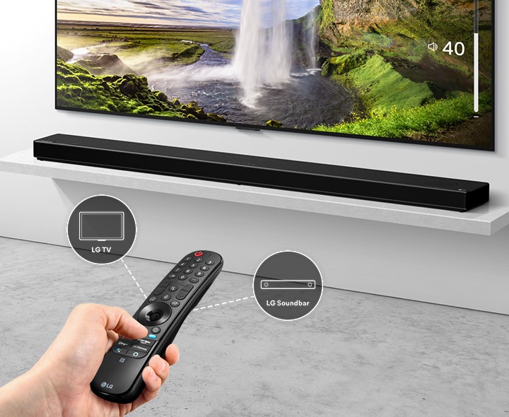 LG TV 리모컨 하나로 컨트롤 하는 사운드1
