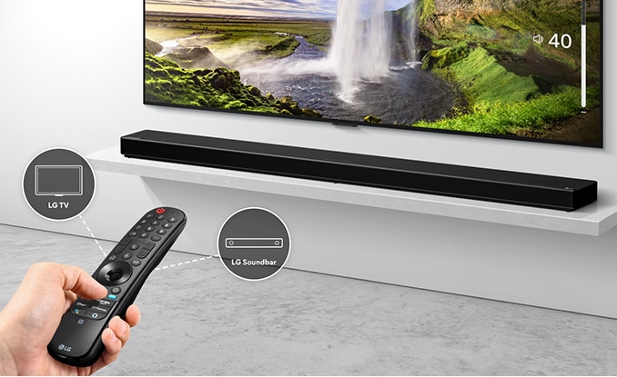 LG TV 리모컨 하나로 컨트롤 하는 사운드1