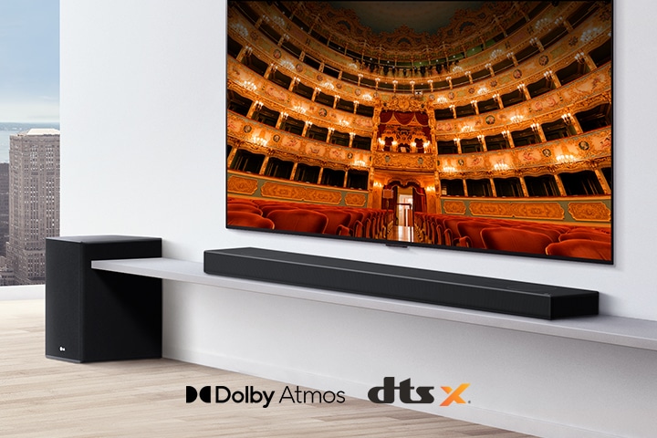나만의 영화관을 만들어주는<br>Dolby Atmos/DTS:X1