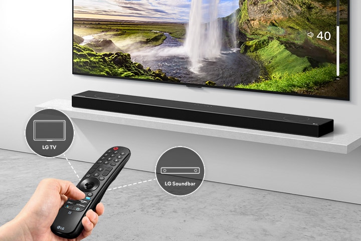 LG TV 리모컨 하나로 컨트롤 하는 사운드1