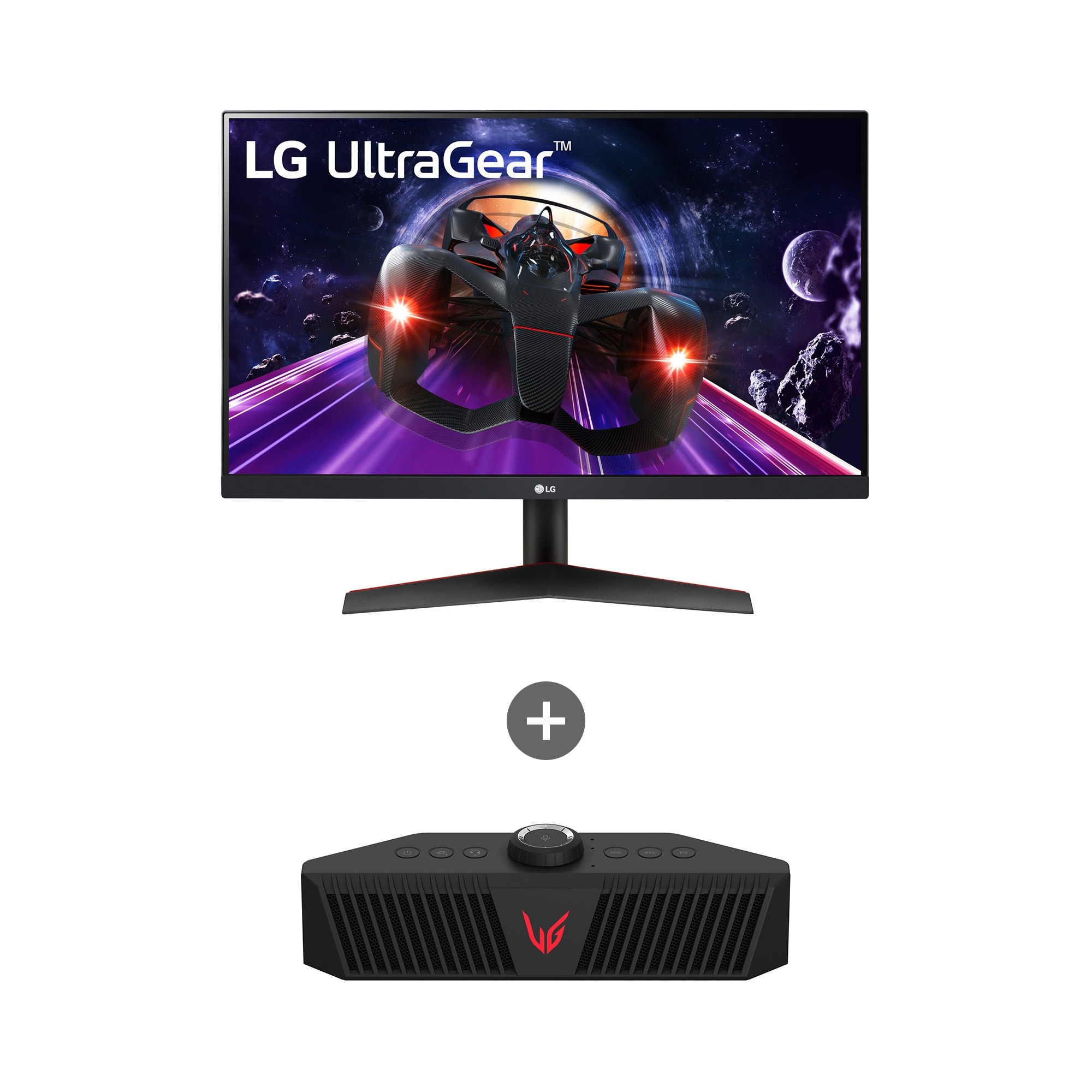 모니터 LG 울트라기어 게이밍모니터 + 게이밍스피커 (24GN600.GP3) 줌이미지 0