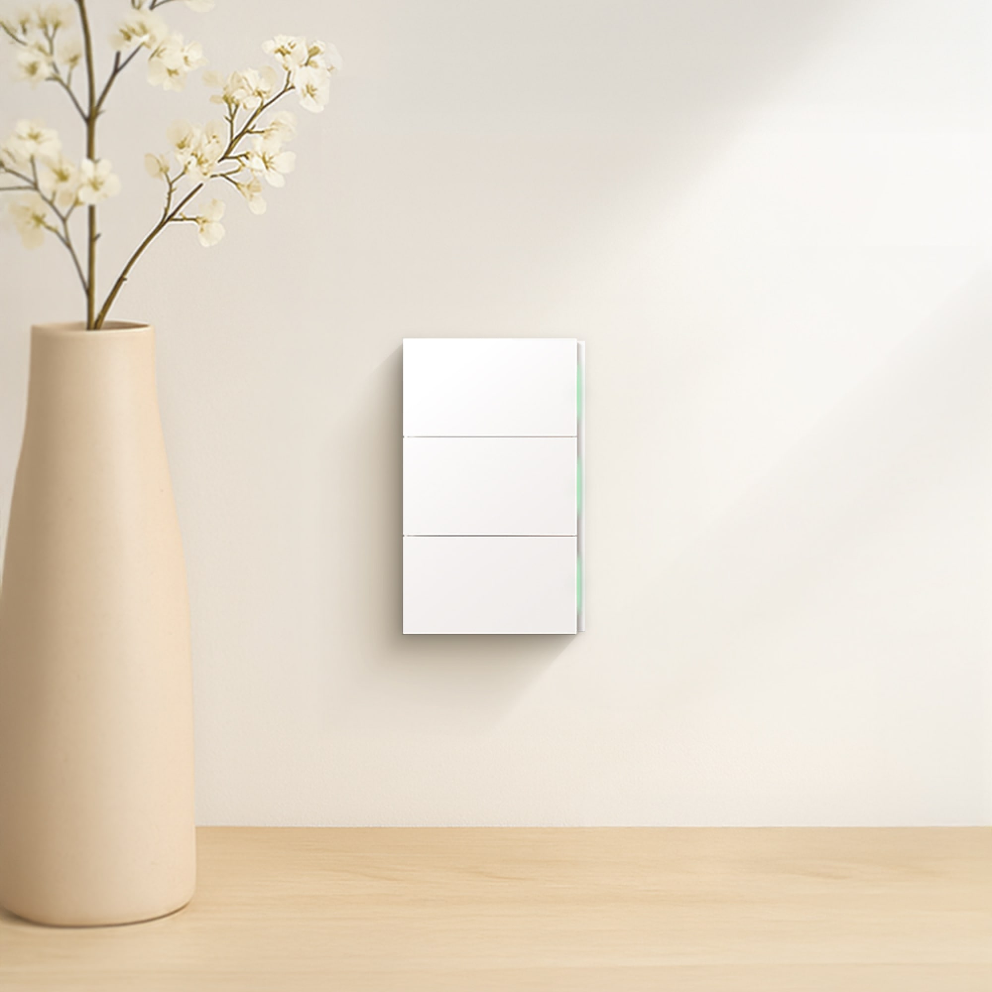 AI Home 제품 LG 스마트 조명 스위치 3구 (TMCS3W4W.AKOR) 줌이미지 1