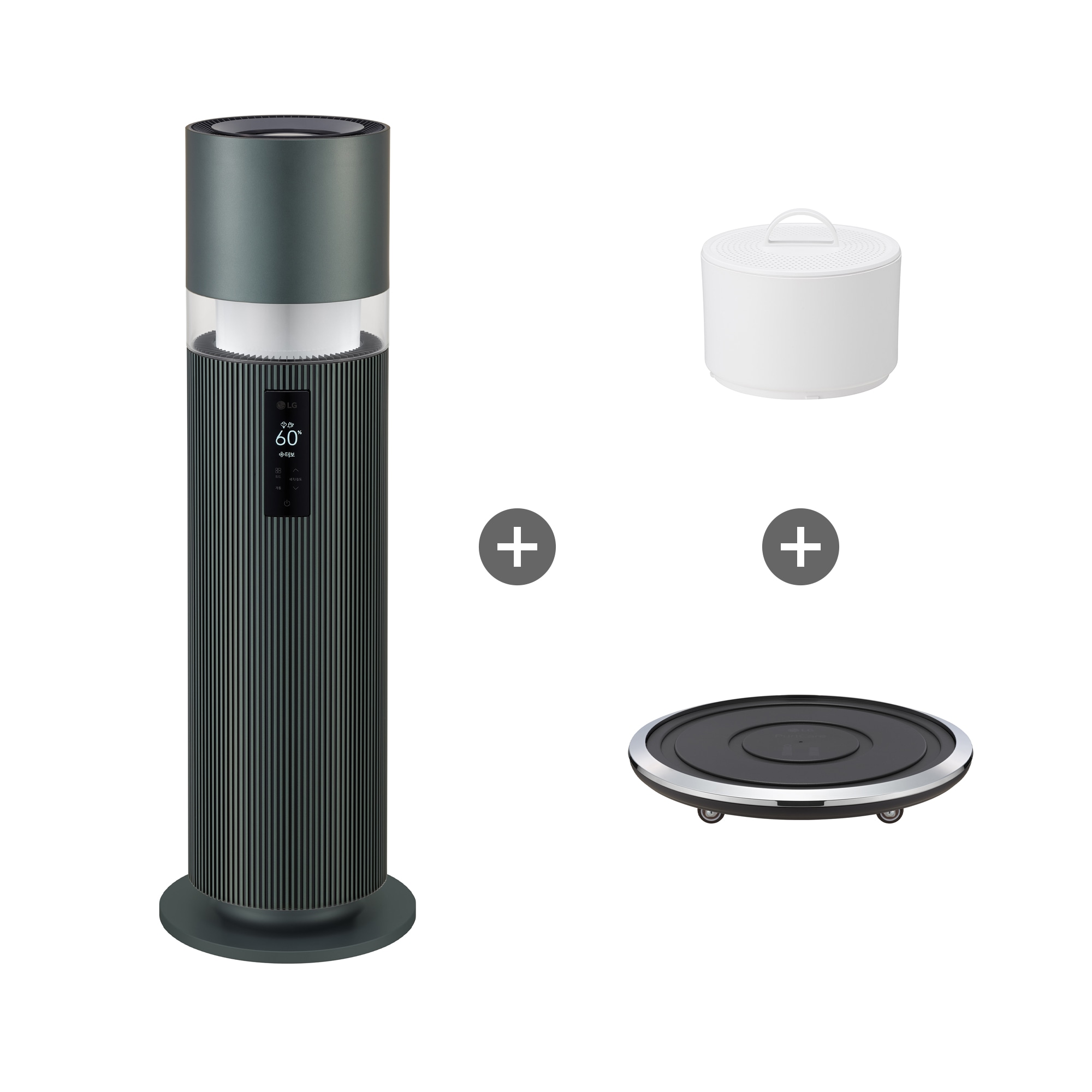  LG 퓨리케어 오브제컬렉션 하이드로타워 + 무빙휠 세트 (HY703RGAAHM.AKOR) 썸네일이미지 0
