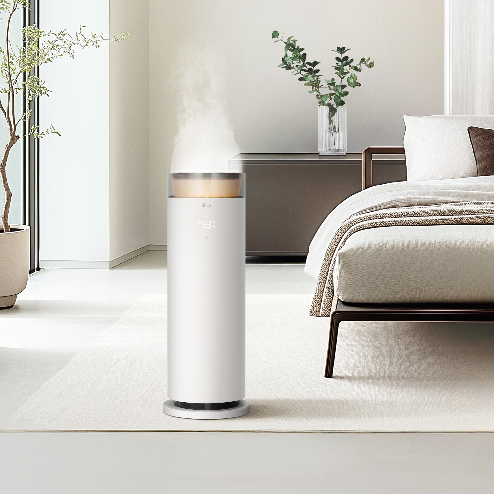 가습기 LG 퓨리케어 오브제컬렉션 하이드로에센셜 + 무빙휠 세트 (HY505RWLAHM.AKOR) 줌이미지 1